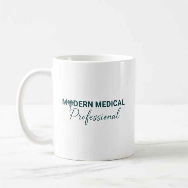 Caneca De Café Profissional Médico Moderno (Esquerda)