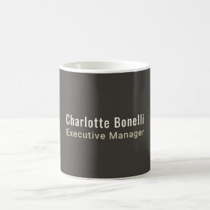 Caneca De Café Profissional Minimalista Moderno Simples