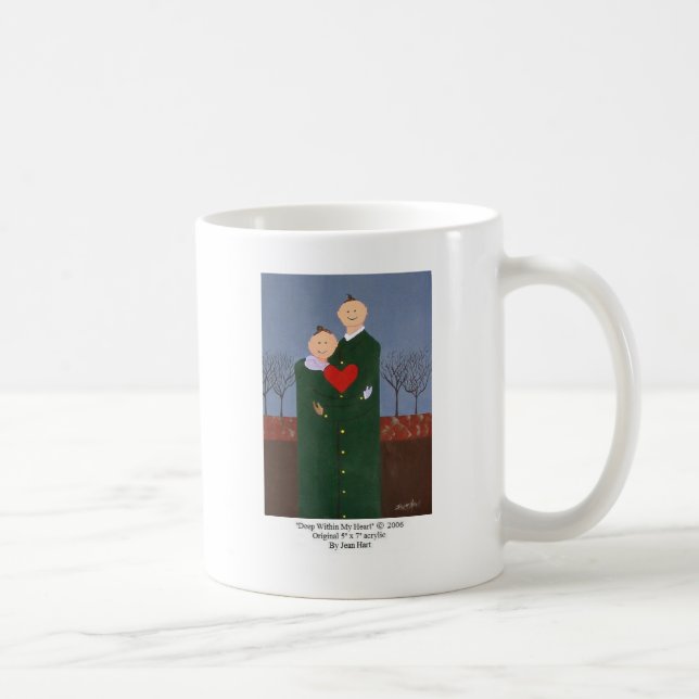Caneca De Café Profundamente dentro de meu coração (Direita)