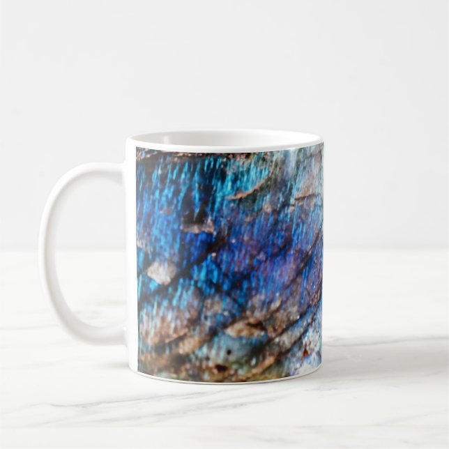 Caneca De Café Profundidades Iridescentes (Esquerda)