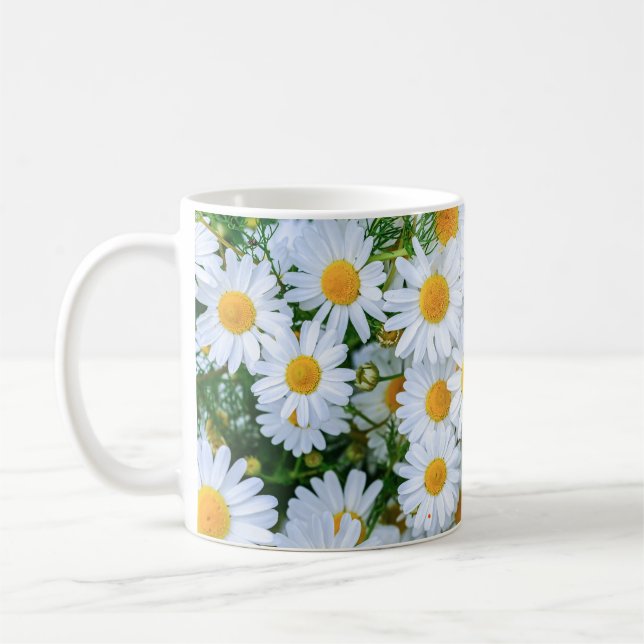 Caneca De Café Profusão de Daisies (Esquerda)