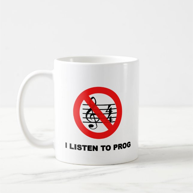 Caneca de café Prog Rock (Esquerda)