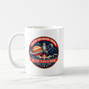 Caneca De Café Programa de Exploração Galáctica Missão Espacial V