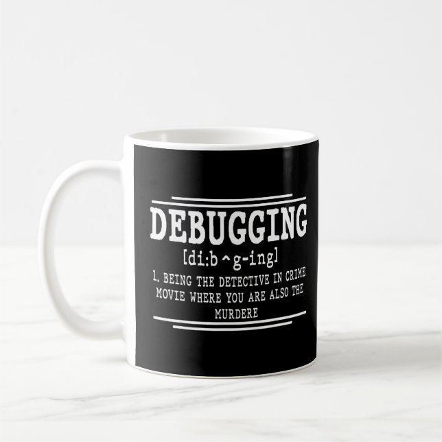 Caneca De Café Programador de depuração (Esquerda)