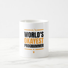 Caneca De Café Programador mais agradável do mundo