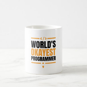 Caneca De Café Programador mais agradável do mundo