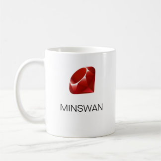 Caneca De Café Programador MINSWAN do rubi