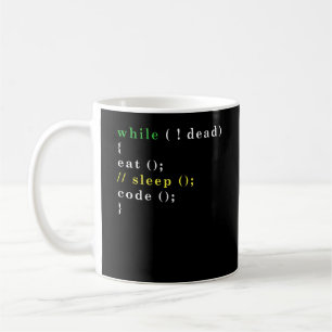 Caneca De Café Programador Python de Ciência Computacional Comer 