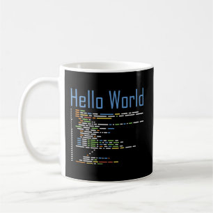 Caneca De Café Programando o Hello World Computer Engineering Cod