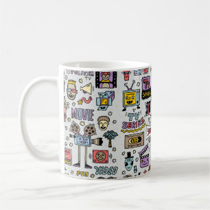 Caneca De Café Programas de TV, séries e filmes Vintage s com Do