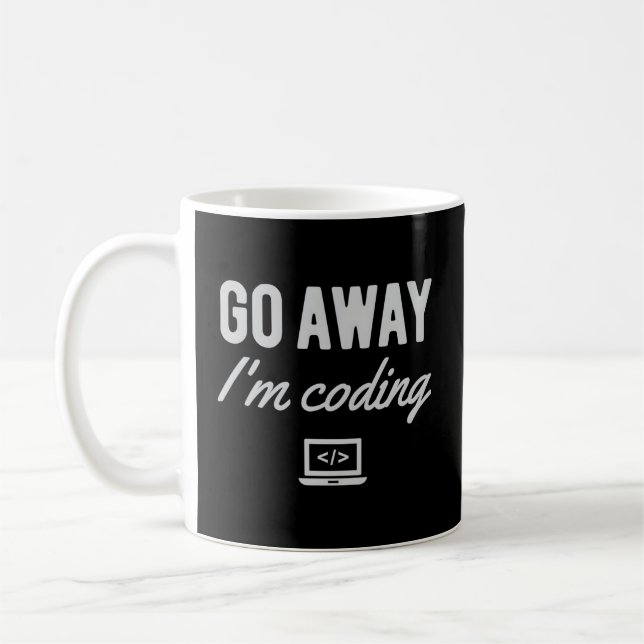 Caneca De Café Programmer Coder Software Engenheiro Go I M Cod (Esquerda)