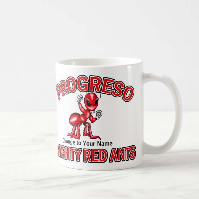 Caneca De Café Progreso Red Ants (Direita)