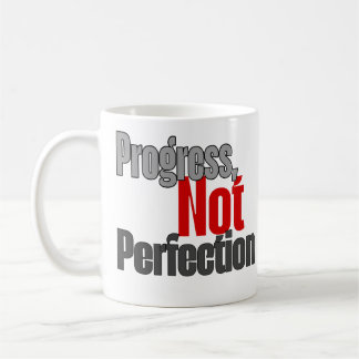 Caneca De Café Progress not perfection 