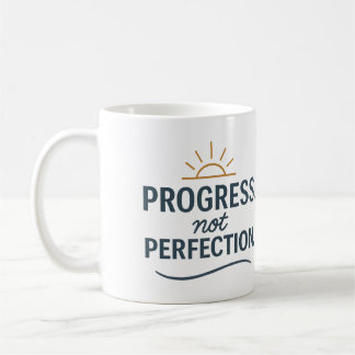Caneca De Café Progress, not perfection - Tea Mug