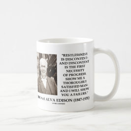 Caneca De Café Progresso do descontentamento do desassossego de
