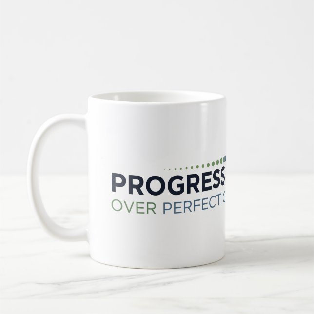 Caneca De Café Progresso na Perfeição (Esquerda)