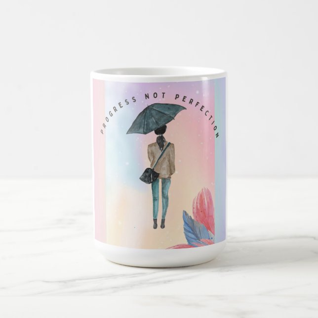 Caneca De Café Progresso Não Perfeição (Centro)