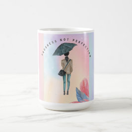 Caneca De Café Progresso Não Perfeição