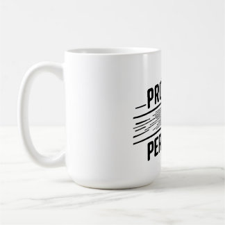 Caneca De Café Progresso Não Perfeição (Citação Motivacional_pres