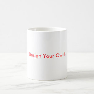 Caneca De Café Projete sua própria caneca!