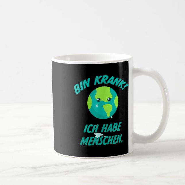 Caneca De Café Projeto Ambiental do Planeta de Proteção Climática (Direita)