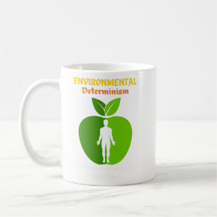 Caneca De Café Projeto da Natureza: Tee de Determinismo Ambiental