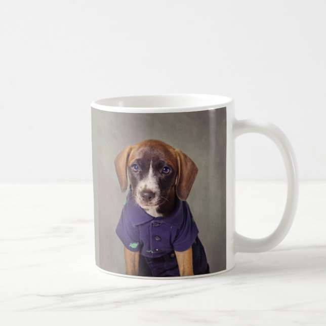 Caneca De Café Projeto de animais de estimação do abrigo - Rhett (Direita)