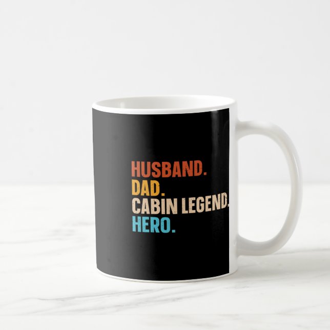 Caneca De Café Projeto de Cabana de Madeira Desconectada Para a S (Direita)