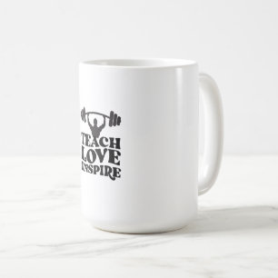 Caneca De Café Projeto de motivação para academia