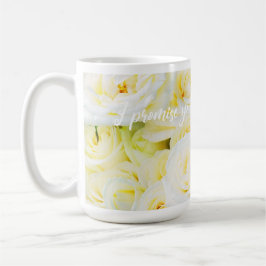 Caneca de Café Promessa do Jardim de Rosas