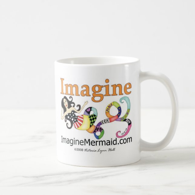 Caneca De Café promocional de ImagineMermaid.com (Direita)