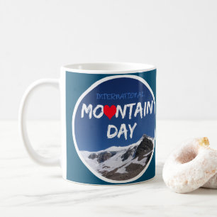 Caneca De Café Promocional Internacional do Dia das Montanhas