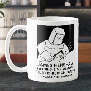 Caneca De Café Promocional para Empresas de Soldadura e Metalwork