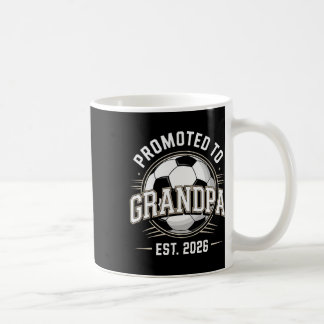 Caneca De Café Promoted To Grandpa Est 2026 Soccer Grandfather _1