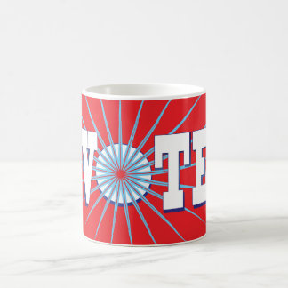 Caneca De Café Promova a Votação com este Café Cerâmico Vermelho