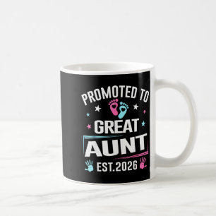 Caneca De Café Promovida a Tia Avó Est 2026 Anúncio de Gravidez