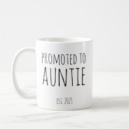 Caneca De Café Promovida a Tita Est 2025 Novo Presente de Tia
