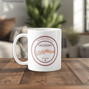 Caneca De Café Promovida a Vovó Est. 20XX