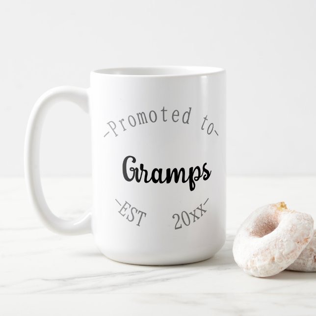 Caneca De Café Promovido a Avô (Com Donut)