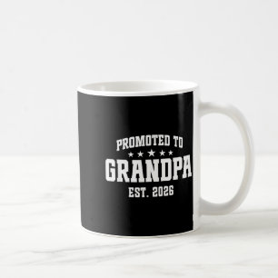 Caneca De Café Promovido a Avô Est. 2026 Avô Bebê Anúncio