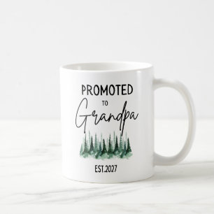 Caneca De Café Promovido a Avô Est 2027 Revelação de Bebê Gravide