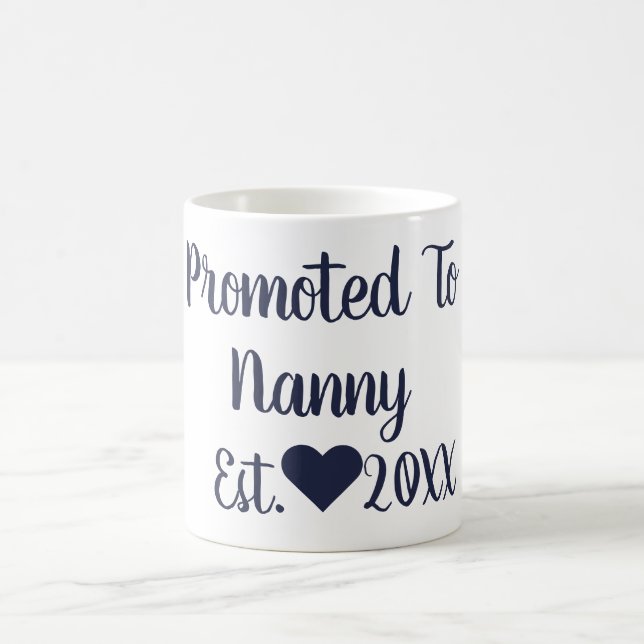 Caneca De Café Promovido à babá Marinho Mug (Centro)