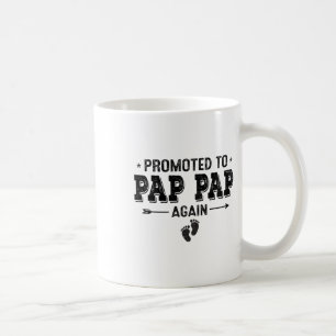 Caneca De Café Promovido A Pap Novamente Avós Por