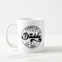 Caneca De Café Promovido a Papai 2024