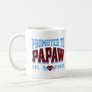 Caneca De Café Promovido A Papaw Est. Anúncio de gravidez 2025