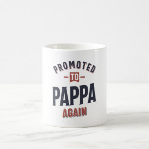 Caneca De Café Promovido A Pappa Novamente Padre Vovô