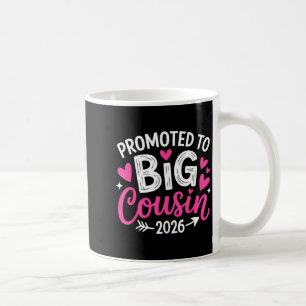 Caneca De Café Promovido a primo grande 2026 bebê primo