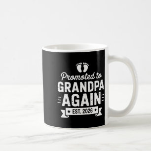 Caneca De Café Promovido a Ser Avô Novamente Est 2026 Logo Famíli
