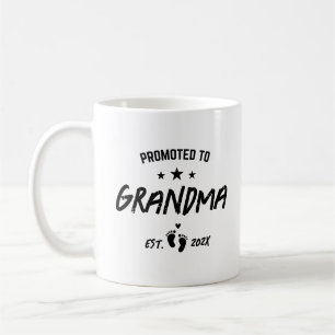 Caneca De Café Promovido à vovó grávida, Mug