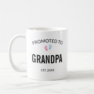 Caneca De Café Promovido ao Anúncio de Gravidez do Avô